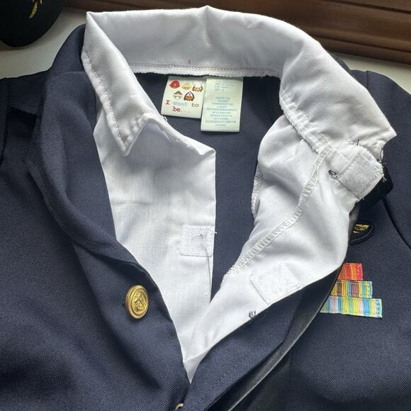 I Want to be... Airplane Pilot Airline Flight Kids Halloween Child Costume sz 4 - Picture 7 of 9